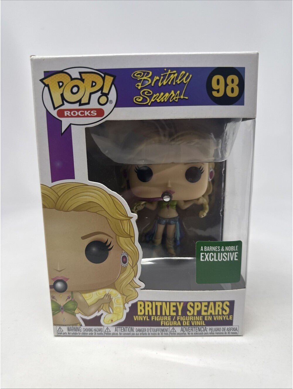 Funko Pop! Vinyl: Britney Spears (Metallic) - Barnes and Noble (Exclusive) #98